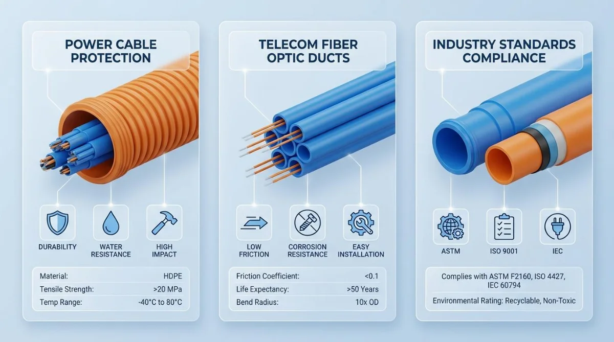 ống HDPE cho điện lực viễn thông - hình minh họa 4