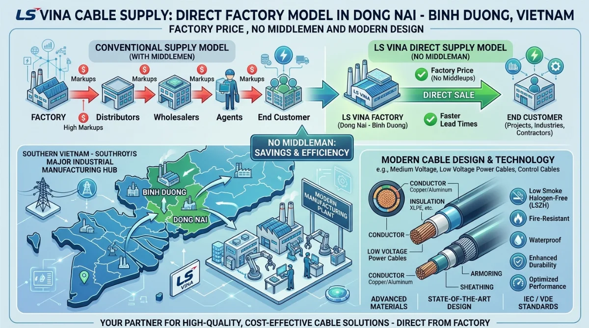cáp LS Vina Đồng Nai Bình Dương - hình minh họa 2