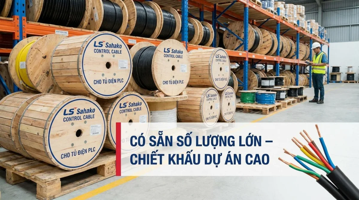 cáp điều khiển LS Sahako cho tủ điện - hình minh họa 1