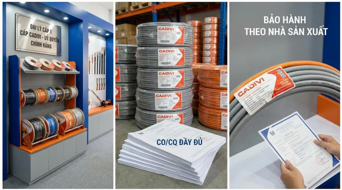 đại lý cấp 1 cáp Cadivi - hình minh họa 1