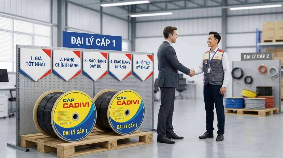 đại lý cấp 1 cáp Cadivi là gì - hình minh họa 1