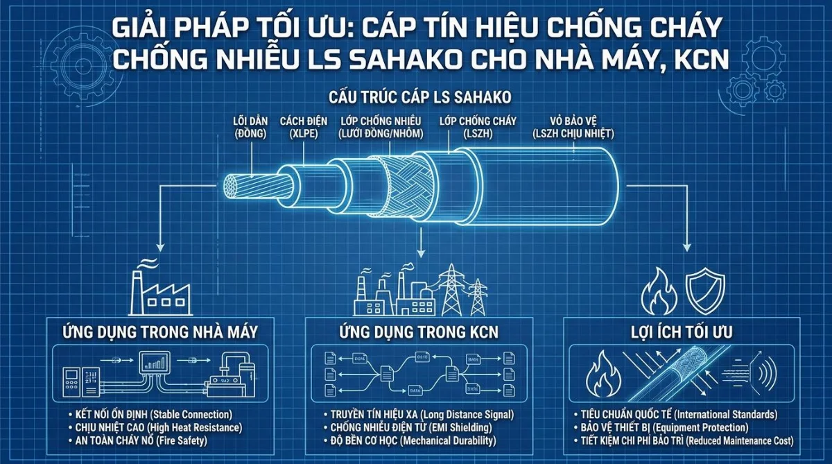 cáp tín hiệu chống cháy chống nhiễu LS Sahako giá tốt - hình minh họa 4