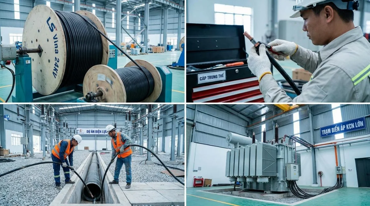cáp trung thế LS Vina 24KV - hình minh họa 3