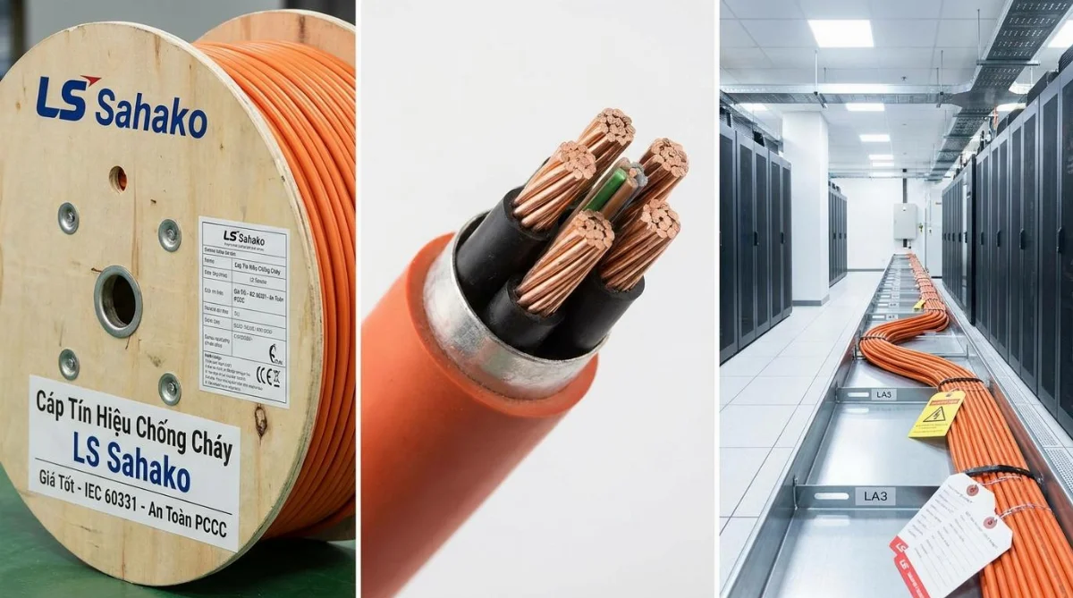 cáp tín hiệu chống cháy LS Sahako giá tốt - hình minh họa 1