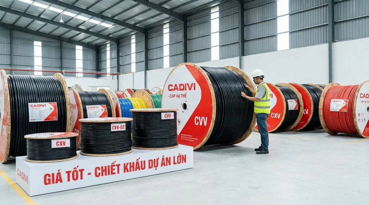 cáp hạ thế Cadivi giá tốt - hình minh họa 1