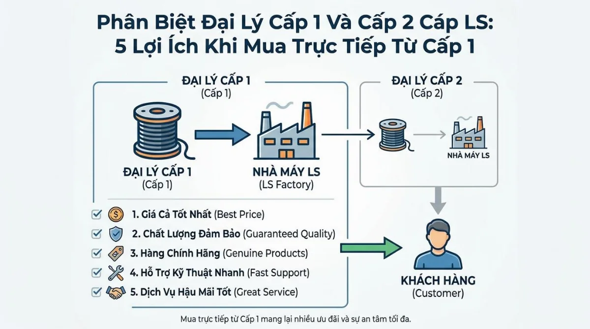 đại lý cấp 1 cáp điện là gì - hình minh họa 2
