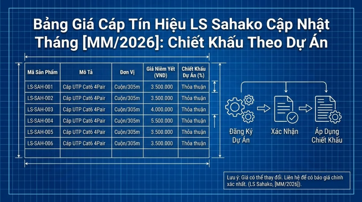 bảng giá cáp tín hiệu LS Sahako - hình minh họa 4