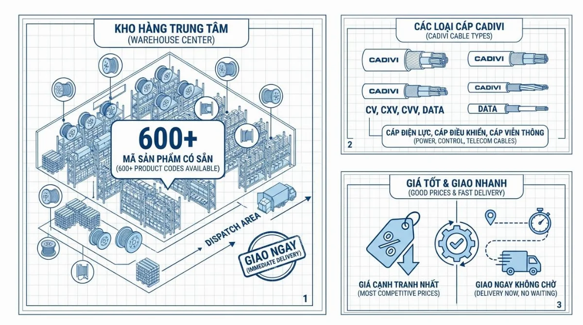cáp Cadivi có sẵn giá tốt - hình minh họa 4