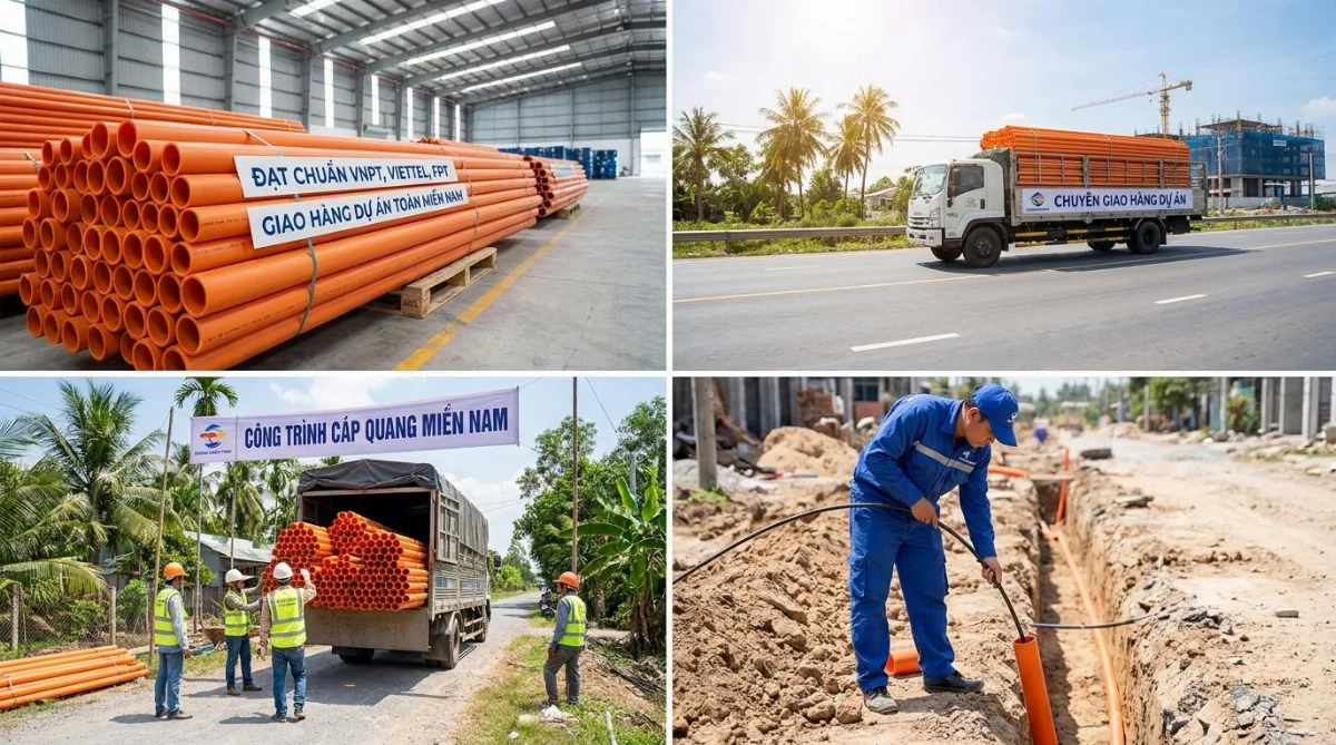 ống HDPE luồn cáp quang - hình minh họa 1