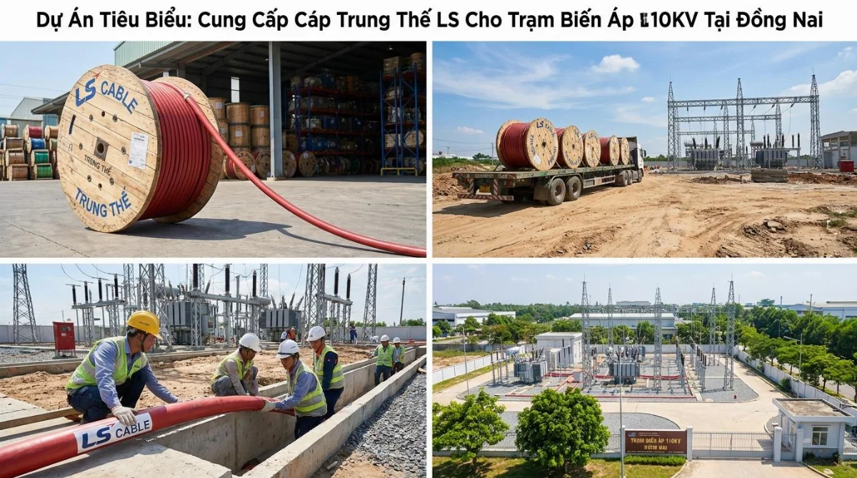 cáp trung thế LS dự án điện - hình minh họa 1