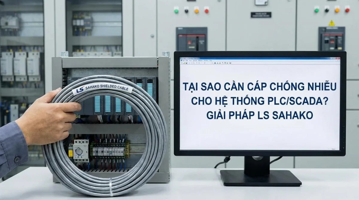cáp chống nhiễu cho PLC SCADA - hình minh họa 1