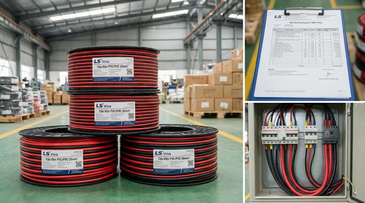 cáp LS 25mm2 35mm2 50mm2 - hình minh họa 1