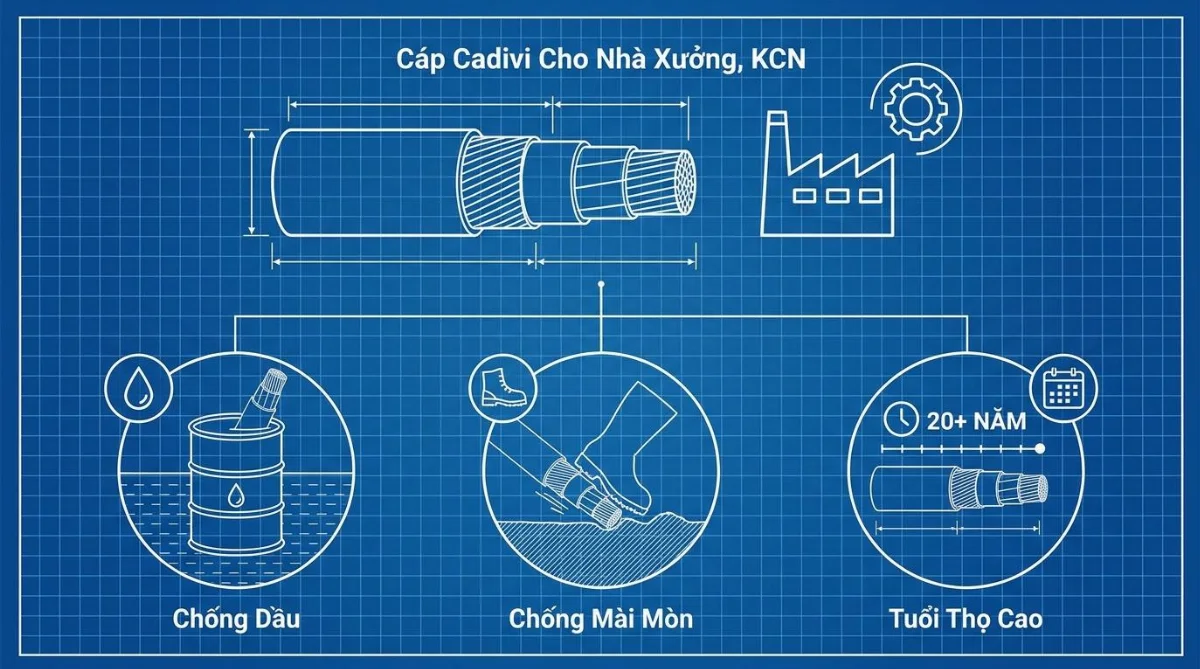 cáp Cadivi cho nhà xưởng - hình minh họa 4