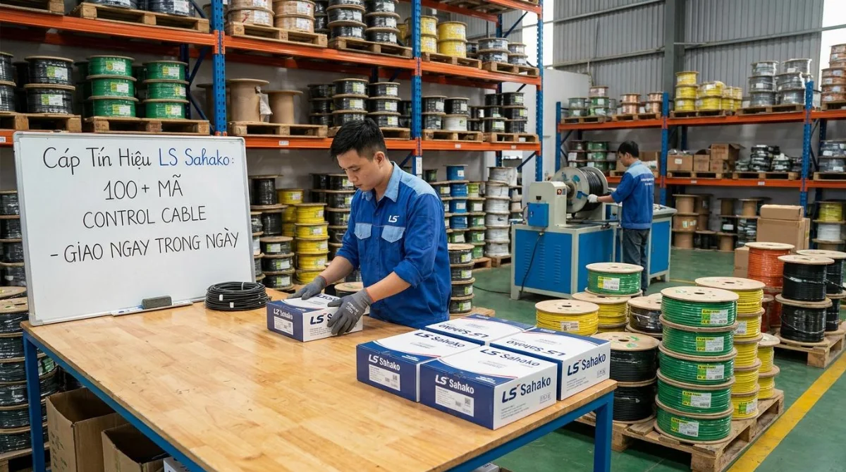 cáp tín hiệu LS Sahako có sẵn - hình minh họa 3