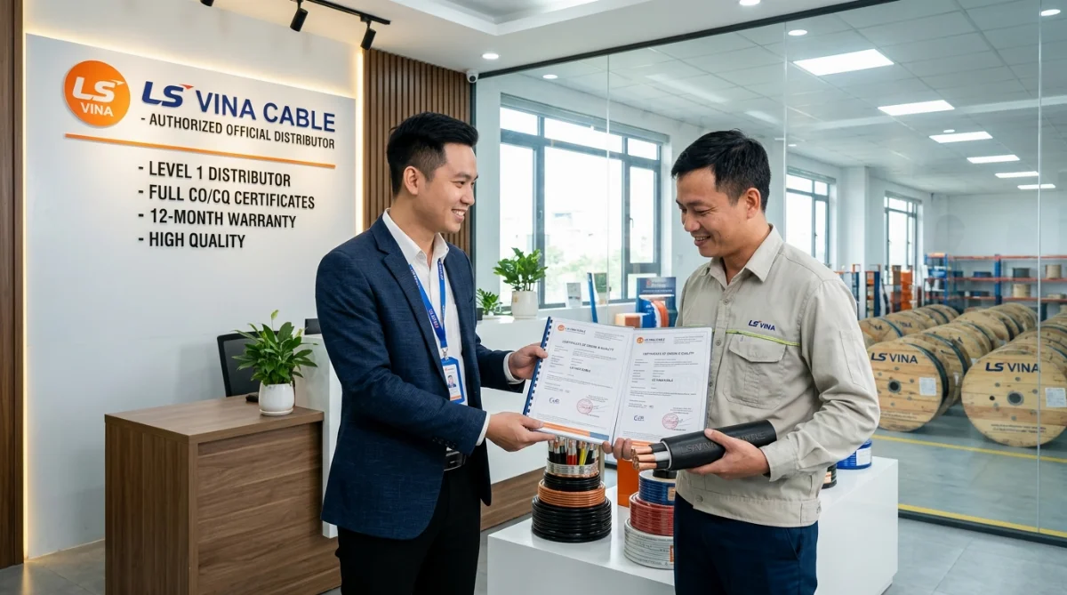 đại lý cấp 1 cáp LS - hình minh họa 1