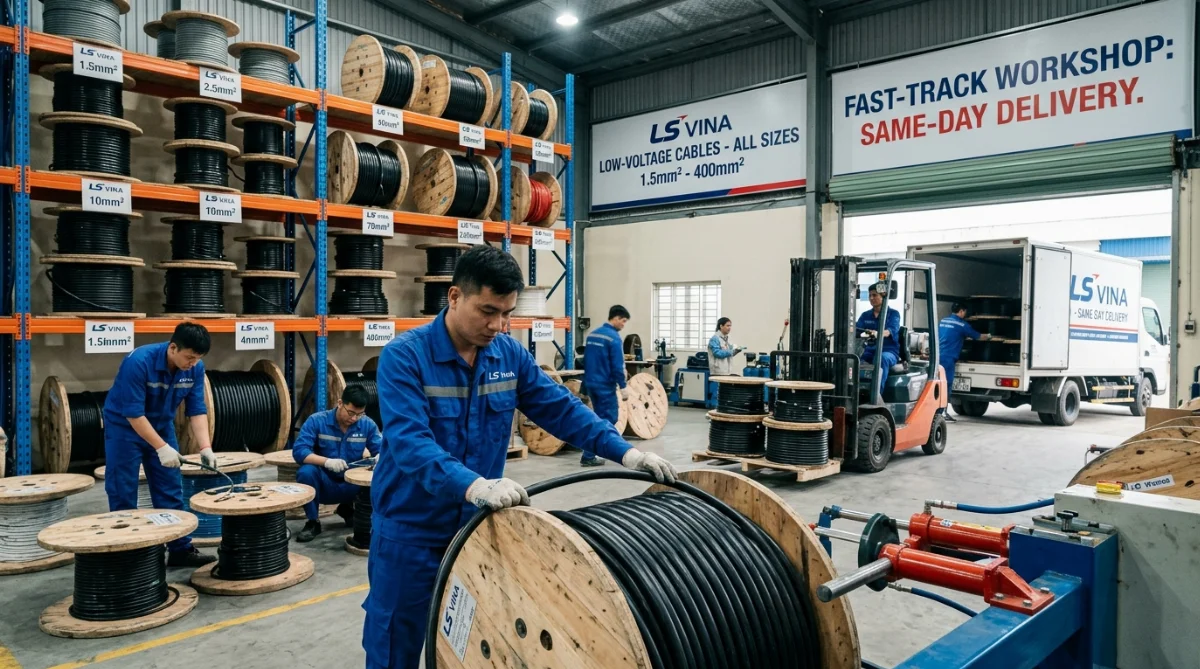 cáp hạ thế LS Vina có sẵn - hình minh họa 3