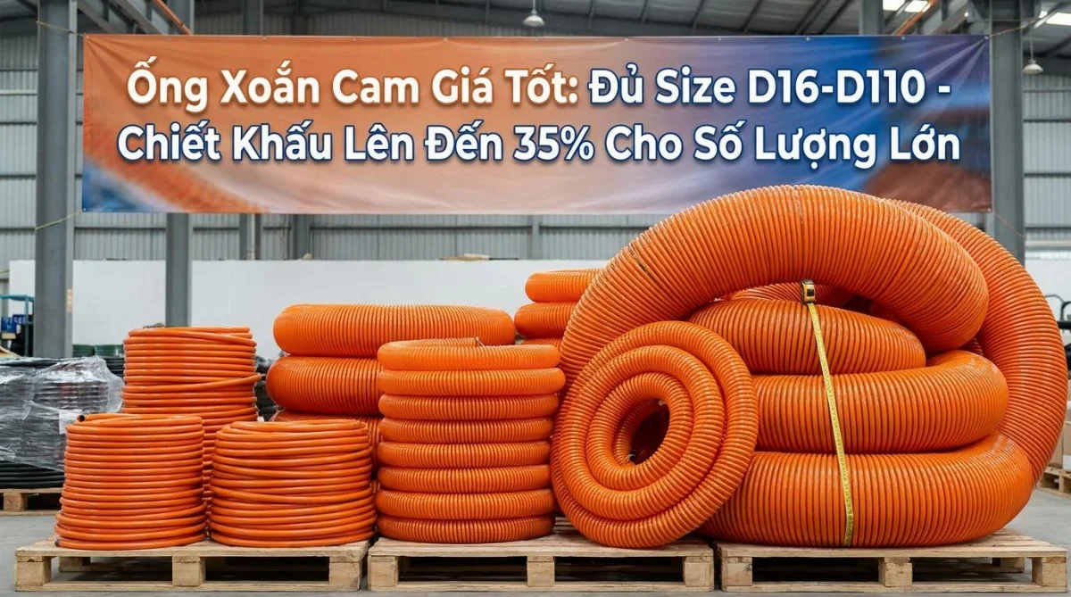ống xoắn cam giá tốt - hình minh họa 1