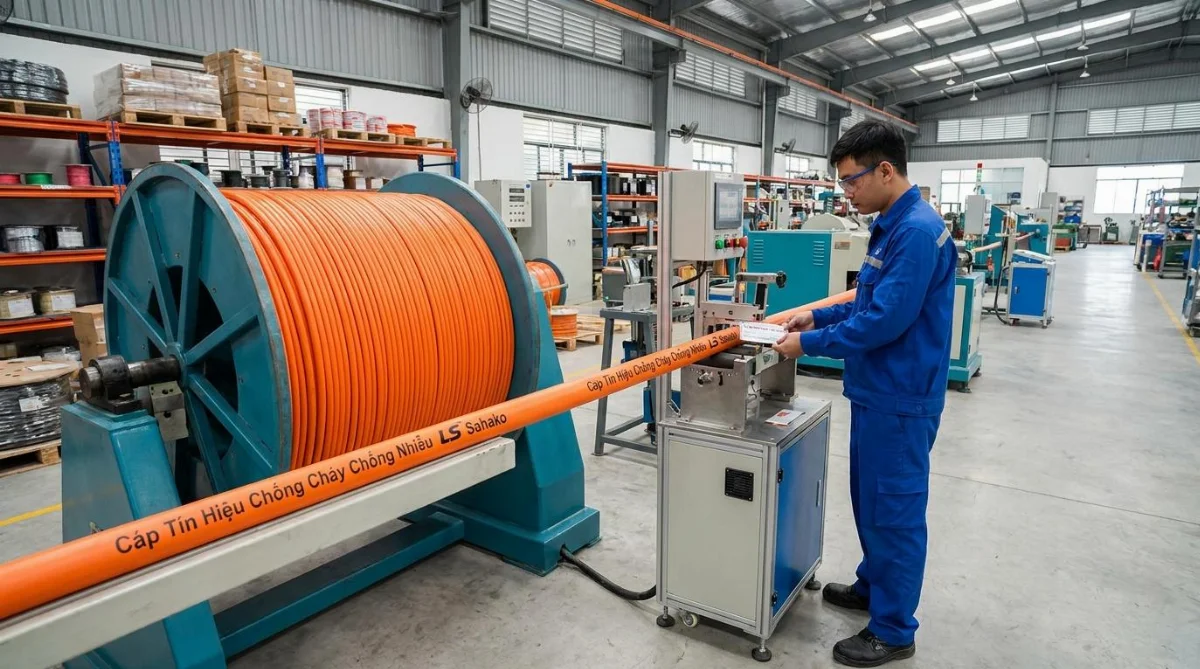 cáp tín hiệu chống cháy chống nhiễu LS Sahako giá tốt - hình minh họa 3