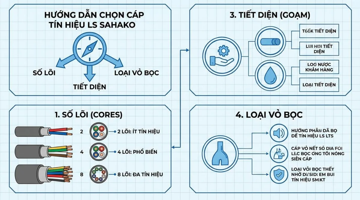 cách chọn cáp tín hiệu LS Sahako - hình minh họa 4