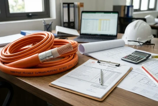 Báo Giá Cáp Chống Cháy Thịnh Phát Cu/Mica/XLPE/FR-PVC Đạt Chuẩn IEC 60331