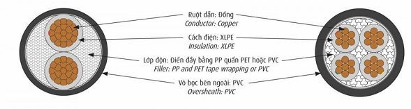 Cáp Cu/XLPE/PVC Caidivi - Đại lý cung cấp cáp Cadivi giá rẻ  - ảnh 2