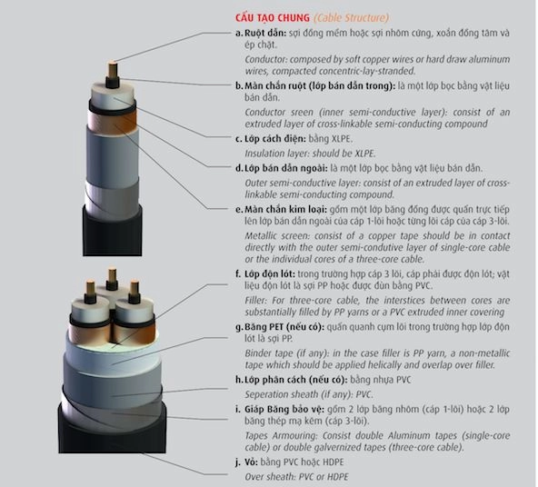 Cáp ngầm trung thế LS Vina - Đại lý cáp LS Vina khu vực miền Nam - ảnh 3
