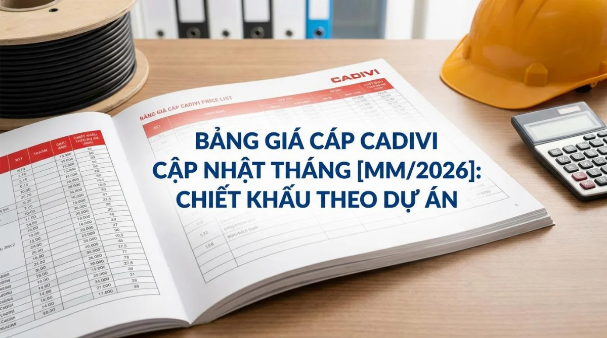 bảng giá cáp Cadivi - hình minh họa 1