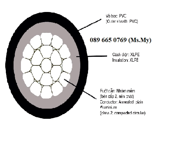 Cáp nhôm AXV 2 lõi dẫn điện giá rẻ thành phố Hồ Chí Minh  - ảnh 3