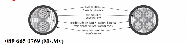 Cáp nhôm AXV 2 lõi dẫn điện giá rẻ thành phố Hồ Chí Minh  - ảnh 2