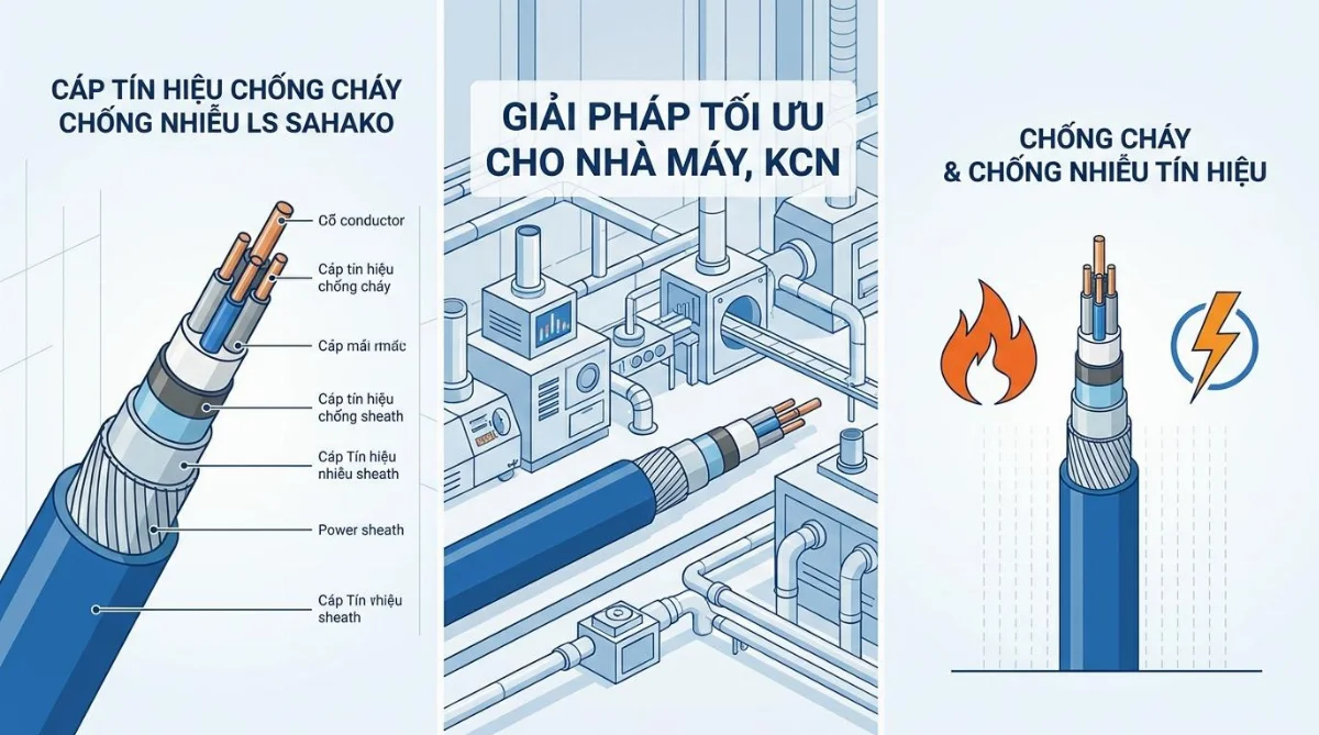 cáp tín hiệu chống cháy chống nhiễu LS Sahako giá tốt - hình minh họa 2
