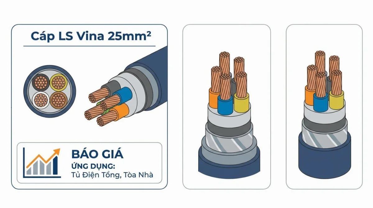 cáp LS 25mm2 35mm2 50mm2 - hình minh họa 2