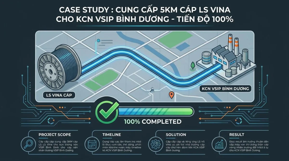 cung cấp cáp LS cho khu công nghiệp - hình minh họa 2