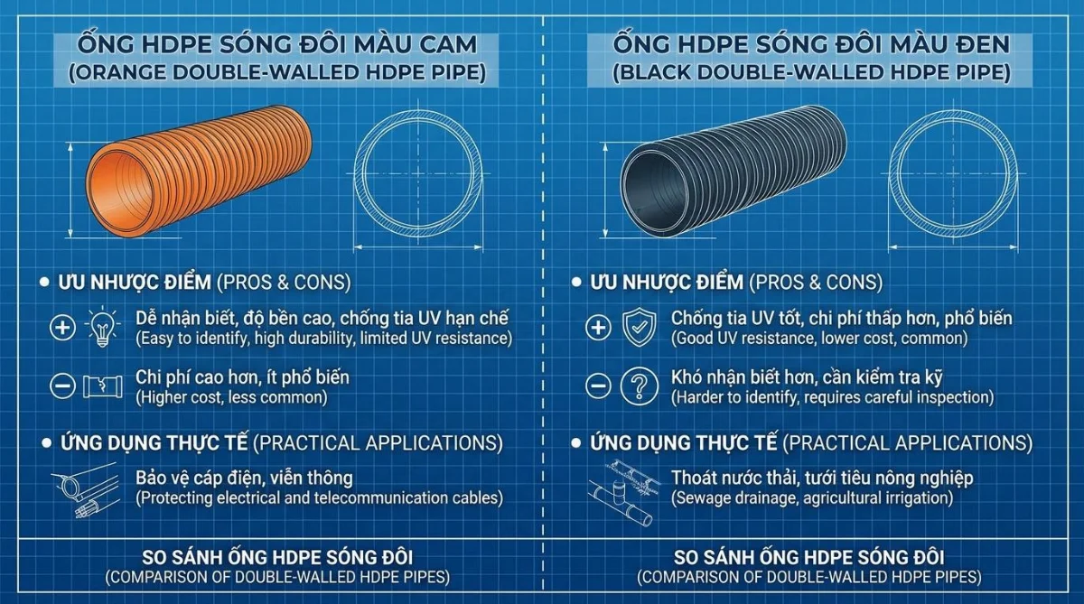 so sánh ống HDPE cam đen - hình minh họa 4
