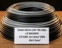 Danh Sách Cáp Tín Hiệu LS Sahako Có Sẵn: 2x1.5mm² Đến 24x1.5mm²