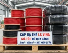Cáp Hạ Thế LS Vina Giá Tốt: Đủ Quy Cách 1.5mm² - 400mm² - Chiết Khấu Dự Án