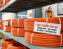 Cáp Cadivi CVV-DZ Chống Cháy Có Sẵn: Đạt Chuẩn IEC 60331 - An Toàn PCCC