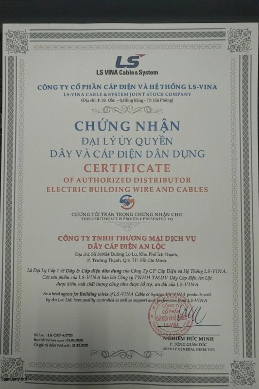 Dây và cáp điện hạ thế LS-Vina - đại lý An Lộc - ảnh 2
